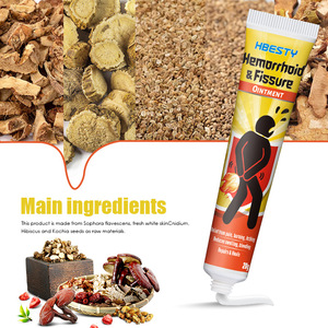 Crème de soin à base de plantes pour hémorroïdes, traitement des douleurs anales, soulagement des saignements et des brûlures, vente en gros d'usine sous marque privée - Product Image 2