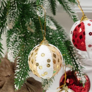 Christmas Decorations Foam Gold Powder Christmas Ball 12 Pieces Ornaments ZT232 - Product Image 6