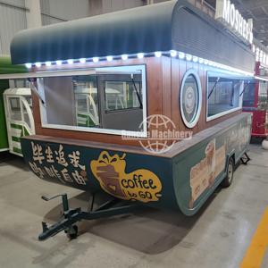 Food truck, remorque à café, camion de vente ambulante, camionnette alimentaire, chariot à hot-dogs, petite remorque alimentaire vintage, entièrement équipée - Product Image 3