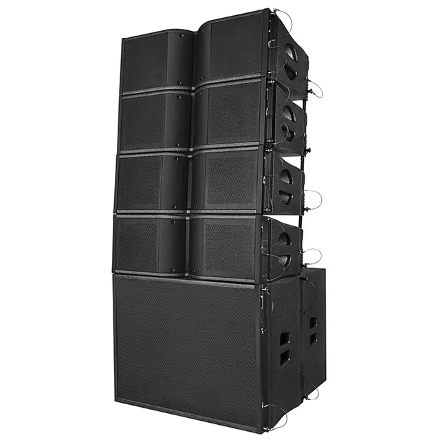 XZ208 مجموعة خطية مكبر صوت عالي التردد معدات مكبر صوت كبير صفيف systemLine لصوت المسرح الداخلي والخارجي