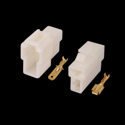 6.3mm Automotive Connector 2P Auto Female Male Connector Electrical Wire Wiring Harness Connectors