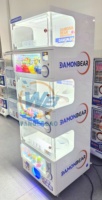 WANGERBAO Offre Spéciale Distributeur de Jouets en Capsules à Monnayeur Triple Plateau Gacha, pour Capsules Surprise Économiques, Direct Usine