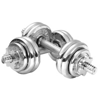 Fitness Gym taille personnalisée réglable 20kg ensemble d'haltères multifonctions