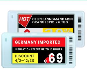 Etiqueta de precio de 2,6 pulgadas, pantallas de fruterías, proveedores, pantalla de etiqueta de precio para supermercado, etiqueta de estante electrónica, etiquetas de precio digitales Esl - Product Image 1