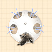 Nouveau design 2025 : Bâton de chat automatique rétractable à ressort avec ventouse, jouet rotatif pour animaux de compagnie avec ventouse pour creuser des trous