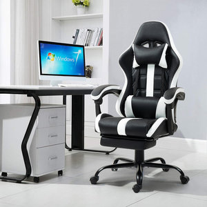 Ajunion Ergonomic chơi game ghế 330lbs máy tính ghế cao cấp khung sắt đua Ghế lưới cơ thể PC ghế có thể điều chỉnh chỗ để chân - Product Image 2