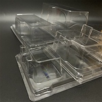 Pack de protection à clapet pour plateau CPET personnalisé pour bougie et autocollants Emballage transparent écologique