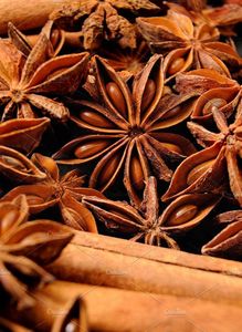 Anis étoilé entier, épices brunes en forme d'étoile, assaisonnement à base de plantes pour la cuisine et l'arôme - Product Image 4