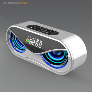 Radio FM Multifunción, Reloj Despertador Digital, Diseño de Ojo de Búho, Altavoz Inalámbrico con Bluetooth - Product Image 2