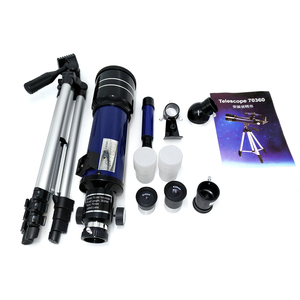 Telescopio Refractor Civil para Adultos, Niños y Principiantes, Distancia Focal de 360 mm, Objetivo de 70 mm, Aumento de 18x/30x/60x, Manual - Product Image 6