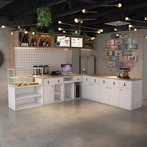 M2 Display Industrial L Shape LED Restaurante <span class=keywords><strong>Bar</strong></span> Diseño Té de la leche <span class=keywords><strong>Bar</strong></span> Mostrador Vino Celler <span class=keywords><strong>Bar</strong></span> Cafetería Tienda Diseño Café <span class=keywords><strong>Bar</strong></span> Mostrador - Product Image 3