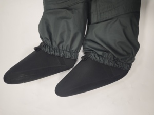 Waders de pêche à la mouche de haute qualité 100% imperméables à 3 couches avec bottes Tissu respirant Waders de poitrine pour les sports nautiques associés - Product Image 5