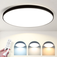 Plafonnier LED moderne pour salon et chambre à coucher, étanche et anti-moustiques, simple et ultra-fin