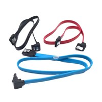 Cable de transferencia de datos SATA 3.0, cable de extensión de puerto serie con curva de 90 grados para PC HDD SSD, disco duro, rojo/azul/negro
