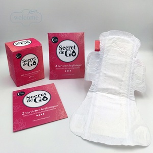 Boîtes d'emballage biodégradables de marque privée échantillon gratuit <span class=keywords><strong>serviette</strong></span> <span class=keywords><strong>hygiénique</strong></span> sans produits chimiques serviettes maxi <span class=keywords><strong>pour</strong></span> hommes <span class=keywords><strong>pour</strong></span> un débit élevé - Product Image 5