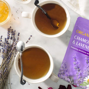 علامة خاصة الاسترخاء الشاي العشبي للنوم البابونج اللافندر الشاي الليلي الشاي النوم - Product Image 3