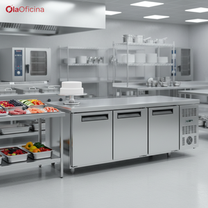 Banco de Trabajo de Enfriamiento Estable Deluxe, Enfriamiento Estático -6~12 ℃   Uso Comercial en Hostelería - Product Image 1