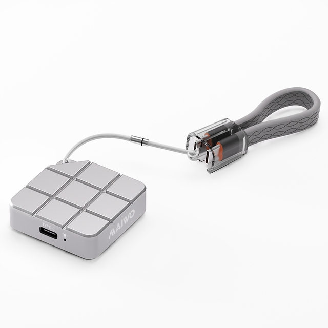 MAIWO M1 Tool-Free Aluminum NVMe M.2 USB-C External SSD 256GB-2TB Capacity Silver Grey & Pink