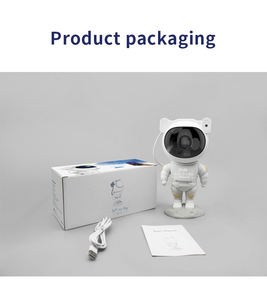 Versión DE LA APLICACIÓN White Star Starry Light Galaxy Proyector Spaceman Shaped Astronaut Proyector con Smart Home APP - Product Image 3