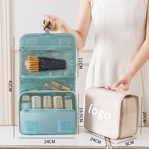 Trousse de maquillage enroulable à suspendre multifonctionnelle de grande capacité Trousse de toilette Organisateur de voyage Trousse de maquillage pour femmes - Product Image 2