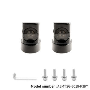 Noir/chrome Fender Struts Plaqué Voyant Arrière <span class=keywords><strong>Clignotant</strong></span> <span class=keywords><strong>Clignotant</strong></span> <span class=keywords><strong>Clignotant</strong></span> pour Moto Universelle pour <span class=keywords><strong>Harley</strong></span> - Product Image 2