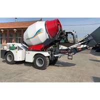 Camion malaxeur à béton autochargeur Pioneer 4x4, malaxeur à béton mobile pour chantier de construction