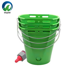 Tétines multiples en plastique pour animaux Seau d'alimentation pour veaux Mangeoire à lait pour veaux avec tétines - Product Image 2