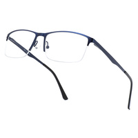 TSR0002 Montures de lunettes unisexes carrées à monture complète en acier inoxydable, anti-lumière bleue, motif à carreaux, lunettes de lecture pour tous les visages