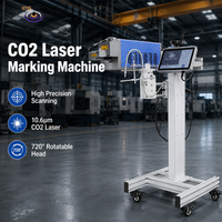 Marcador Láser de CO2 de Alto Rendimiento IPS-LC60 F MG para Producción de Bebidas, Alimentos, Cartones, Películas y Botellas
