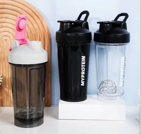 500ml Protein Shaker mikser kupası PC Shaker şişe Protein sallar spor salonu su şişesi Shaker