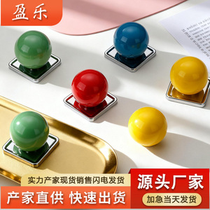 Colorful Ceramic Ball Cabinet <strong>Knob</strong> for Kids Room - Product Image 3