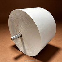 Rouleau de papier enduit de PE simple face de qualité alimentaire, directement de l'usine, pour la fabrication de gobelets en papier, emballage de boissons, vente en gros