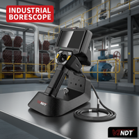 Endoscopio Industrial con Sonda Delgada de 2.8mm, Videoscopio Articulado de 360 Grados para Inspección de Intercambiadores de Calor y Calderas en Plantas de Energía