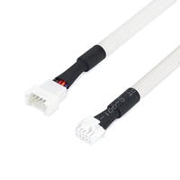 Cable Adaptador de 4 Pines Macho a 10 Pines Hembra, Funda Trenzada Blanca, Rojo, Naranja, Negro, Morado, para Interfaz de Dispositivos OEM