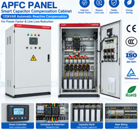 Armoire de compensation intelligente à condensateurs APFC 120KVAR pour la compensation réactive automatique du facteur de puissance et la réduction des pertes de ligne