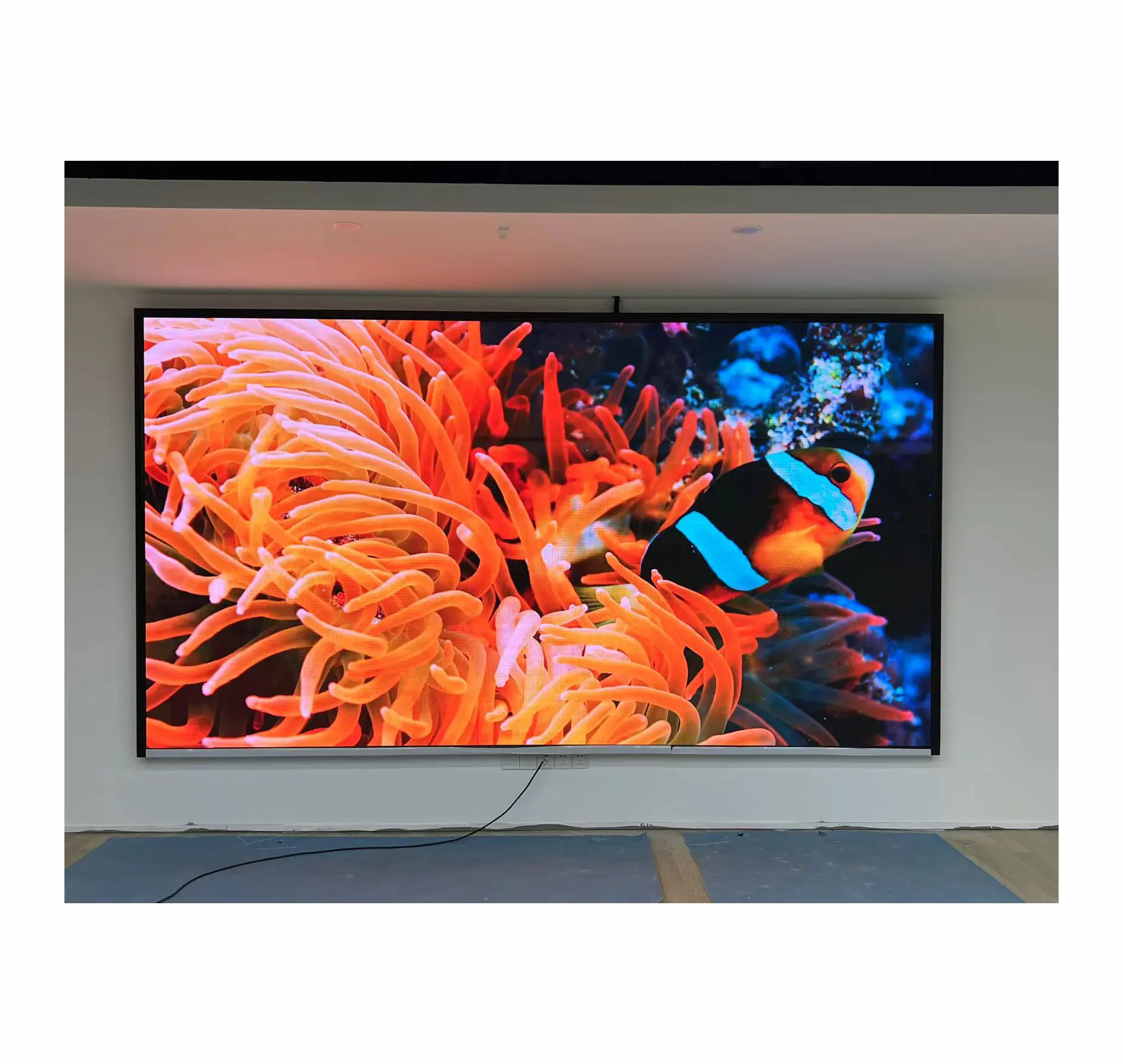 شاشة عرض led led madder hd فيديو جدارية ملونة بالكامل للسينما شاشة led رفيعة جدًا P1.5 P2 P3 P4 P5 لوحة شاشة عرض led