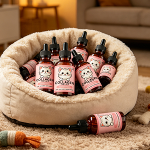 Gotas de Colágeno Avanzado OEM con Glucosamina y Ácido Hialurónico para Perros y Gatos, Absorción Rápida, Favorece la Movilidad Articular y el Brillo del Pelaje - Product Image 5