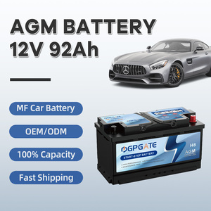 Venta al por mayor de fábrica 12V 92 <span class=keywords><strong>AH</strong></span> AGM Start Stop batería de <span class=keywords><strong>coche</strong></span> batería de plomo ácido para <span class=keywords><strong>coche</strong></span> - Product Image 3