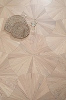 Parquet en bois d'ingénierie à trois couches, couleur naturelle, parquet en bois dur, parquet en feuilles de noyer