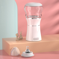 Chauffe-biberon de voyage pour bébé, chauffe-lait portable, chauffe-eau et matériau en silicone, température constante intelligente pour les nourrissons de 0 à 9 mois