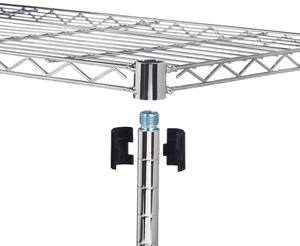 Ortable ovovable 5 odern 5 Tiers hrhrome IRE torage ACK helf con tacones - Product Image 4