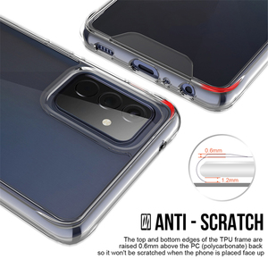 เคสโทรศัพท์กันกระแทกแบบใสสำหรับ Samsung <span class=keywords><strong>Galaxy</strong></span> A72ฝาหลังแข็งแบบ A73 A52 A12 <span class=keywords><strong>A22</strong></span> A53 A13 A23 A33 TPU - Product Image 6