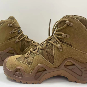 Bottes de randonnée et de chasse mi-montantes en cuir de vachette véritable et daim, personnalisables, coloris TSB07 BK, Vert Sauge, Marron Coyote, Kaki - Product Image 2