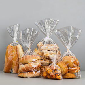 Sacchetti in Plastica Trasparente Personalizzati per Alimenti con Chiusura, in OPP LDPE, con Laccetti, Riutilizzabili per Conservazione Cibo - Product Image 1