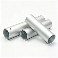 Profilé de tube rond en aluminium 6063 6061, tube en aluminium creux, anodisé, service de découpe et de perçage CNC sur mesure
