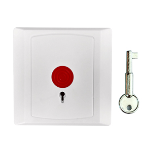 plastic panic button reset with key PBS-28 emergency button