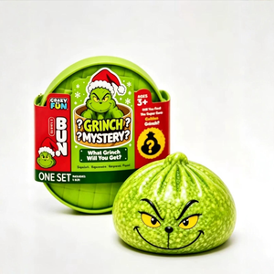 Juguete Blandito de Navidad Grinch Mystery Dumplings TPR de Rebote Lento, Caja Sorpresa, Juguete Antiestrés Fidget, Set de Regalo al por Mayor - Product Image 4
