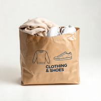 Service d'impression numérique personnalisée sur papier pour sacs en papier glassine de mode avec logo sur mesure, faible MOQ