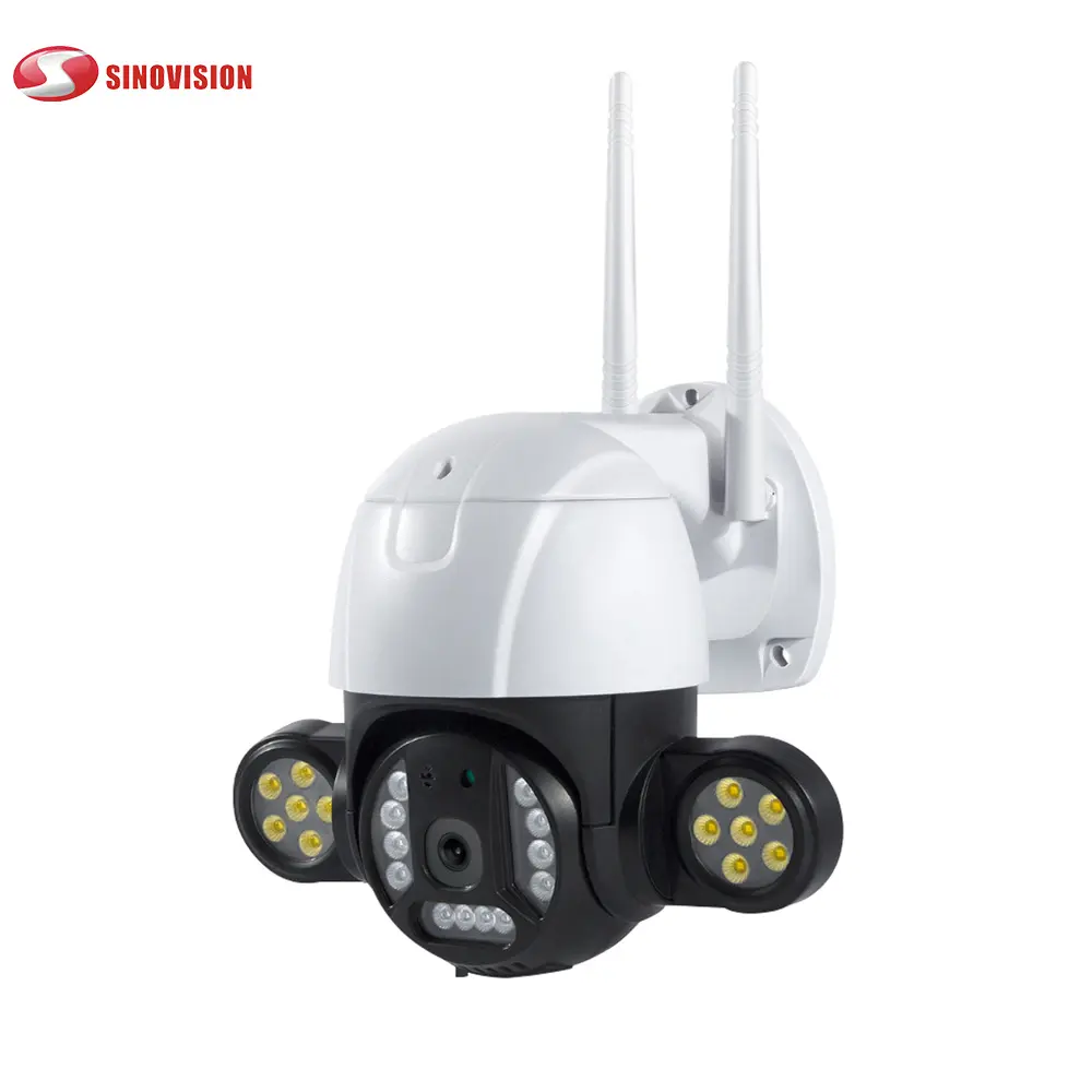 Customize IP66 Waterproof Outdoor PTZ Camera Security Colorful IR Night Vision 3mp Auto Tracking PTZ Smart WIFI Camera