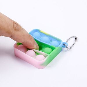 Custom Silicone Keychain Hanging Accessories, Long-Strip Vertical <b>Keychains</b>, Finger Bubble-Popping Stress-Relief Toys - Product Image 5